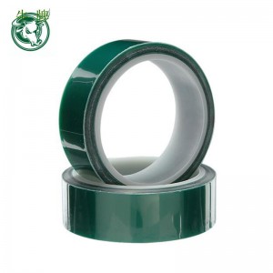 ad alta temperatura autoadesivi pet burocrazia verde con silicone adesivo per 180degrees di protezione dal calore e polvere vernice spray per
